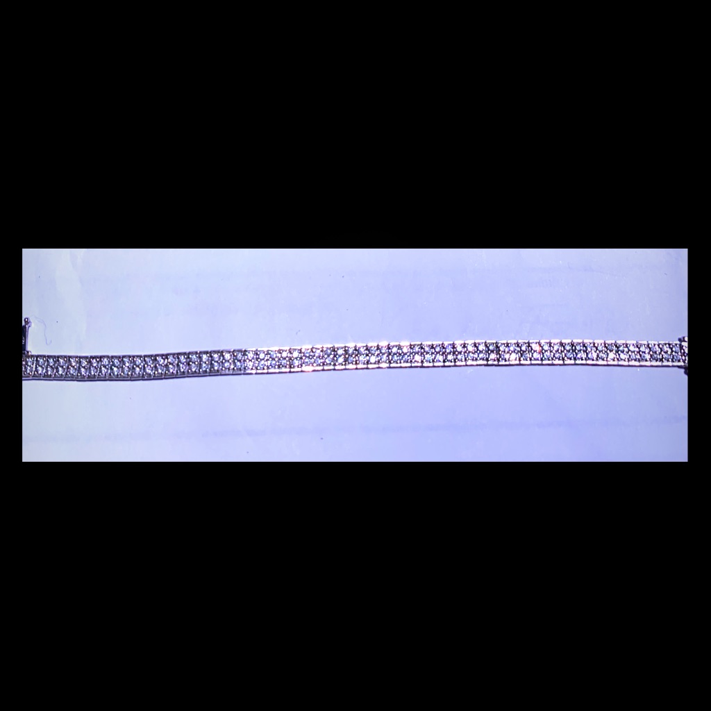 14 Kt White Gold Diamond Tennis Bracelet 14 Kt White Gold Diamond Tennis Bracelet